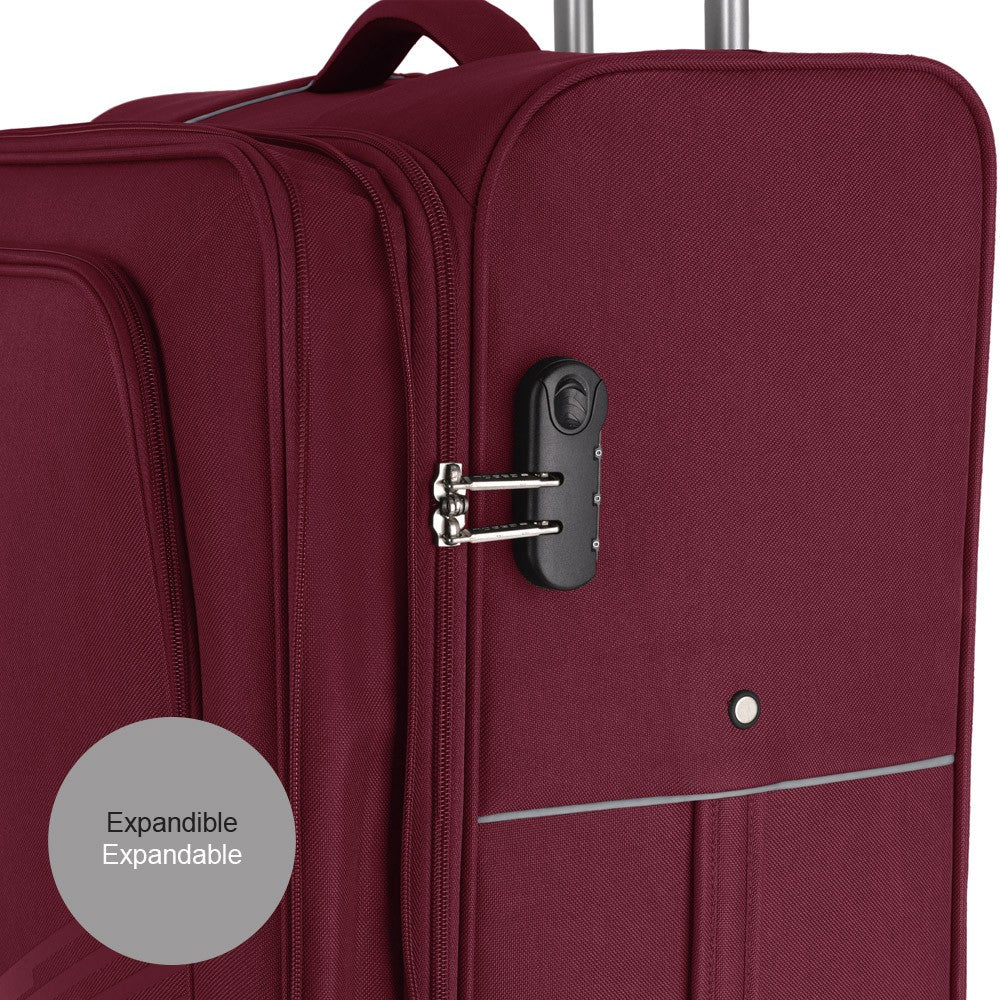 Soft extensible median suitcase lisboa Gabol