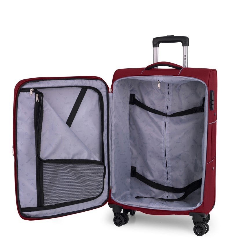 Soft extensible median suitcase lisboa Gabol