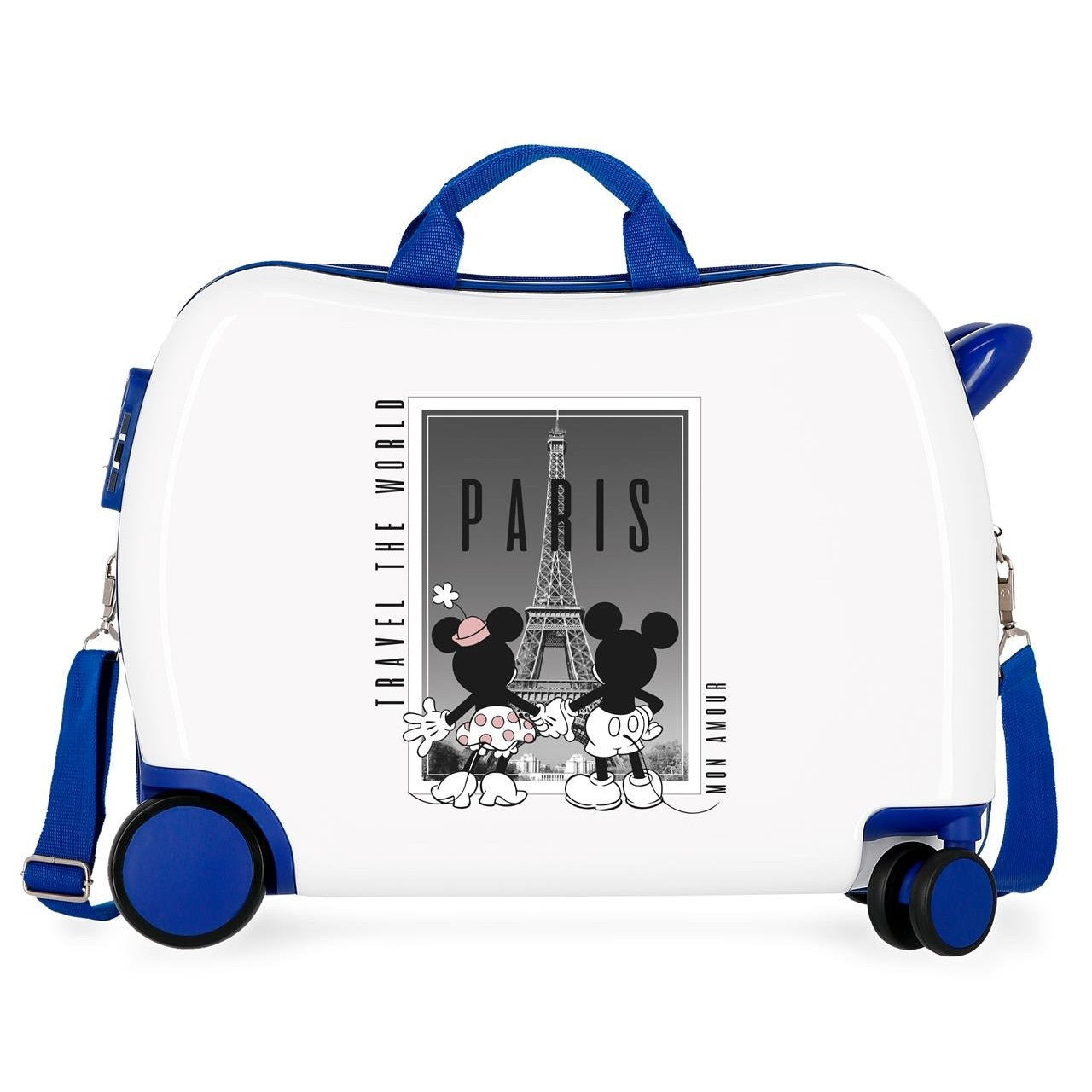 Minnie and Mickey Paris Child Maleta 2 multidirectional wheels