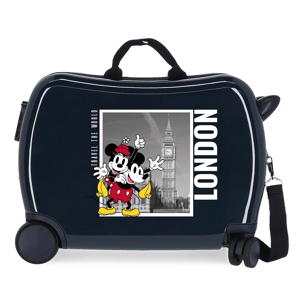 Mickey and Minnie London Child Maleta 2 multidirectional wheels