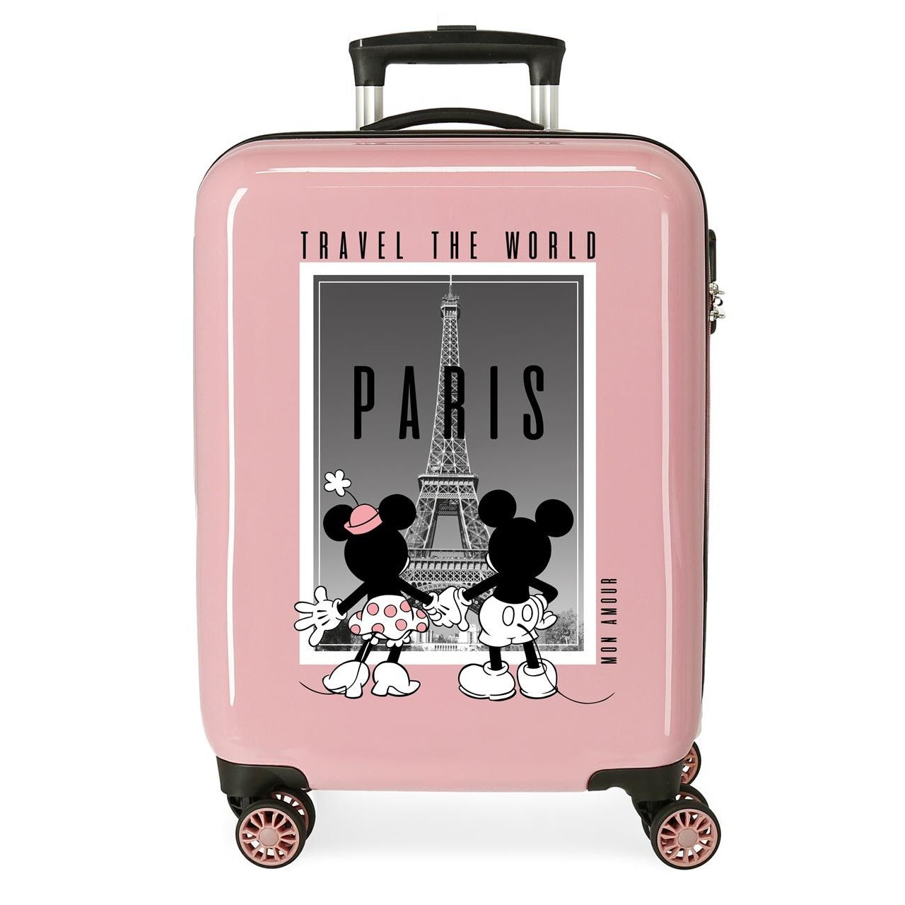 Cabin suitcase Rigid Minnie and Mickey Paris 55 cm