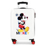 Cabin suitcase Rigid Mickey 3D 55cm White