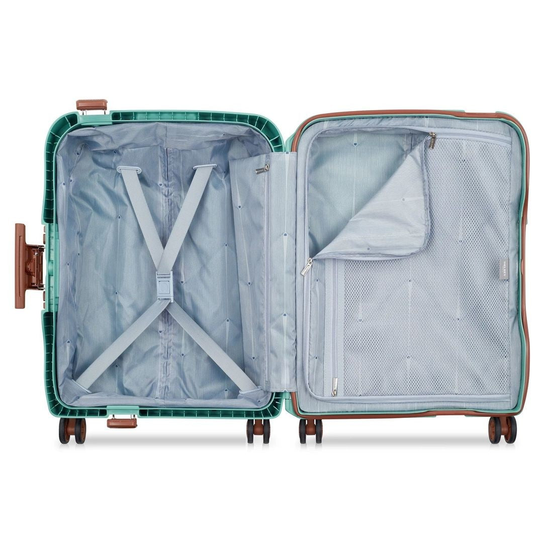 Cabin trolley DELSEY MONCY SLIM RECYCLED MATERIAL WITH TSA 55CM