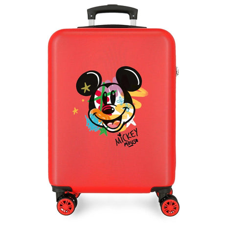 Maleta de cabina rígida Disney STREET SPRAY 55 CM ROJO