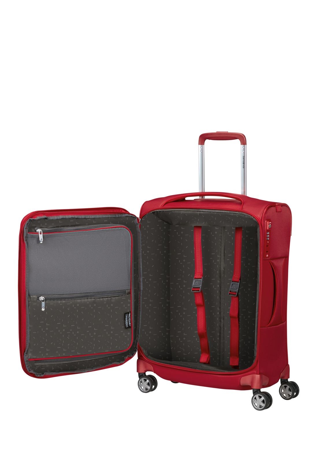 SAMSONITE SET MALETA D´LITE EXTENSIBLE 55CM + Backpack 15.6 "Zalia 3.0