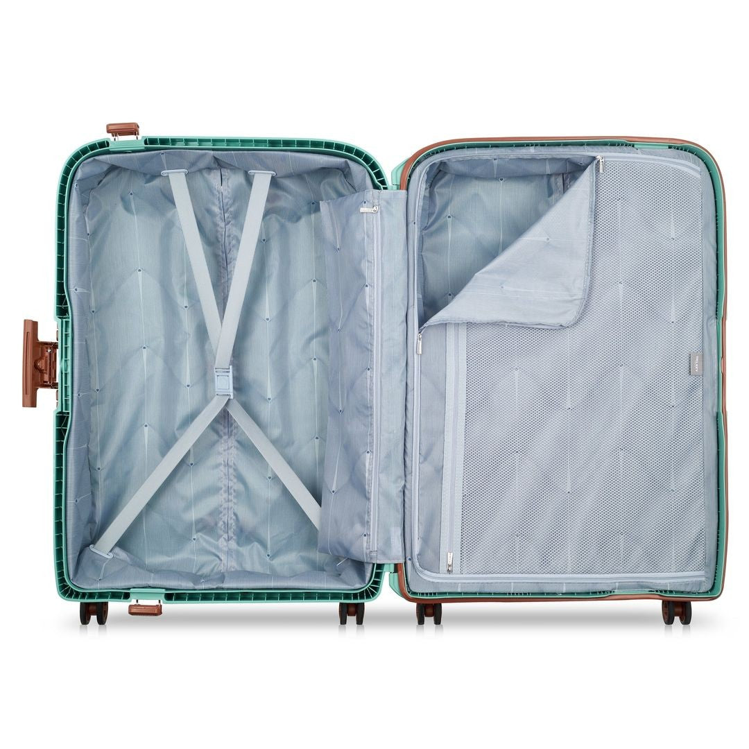 Big suitcase Delsey MONCEY RECYCLED MATERIAL WITH TSA 76CM