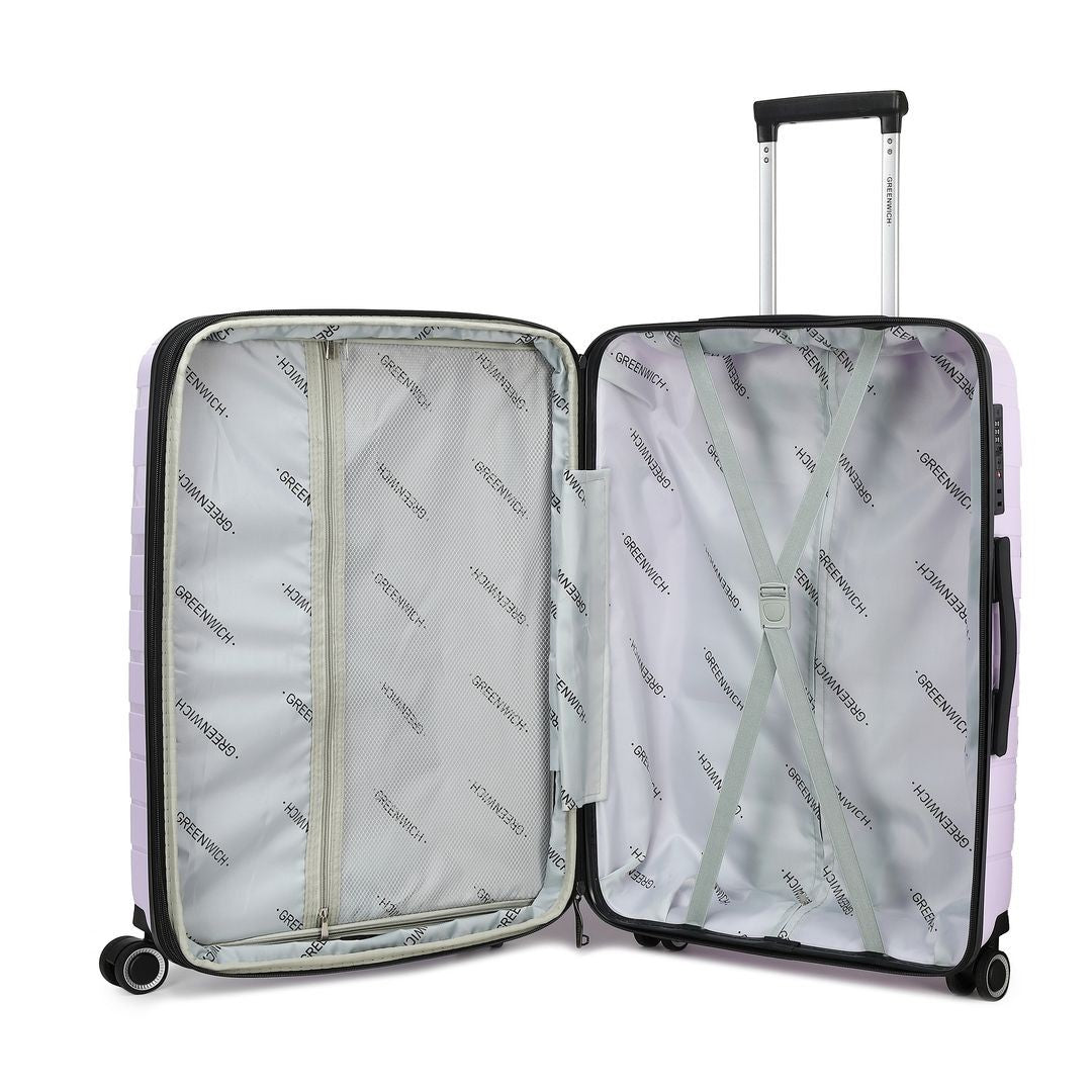 Extensible median suitcase TSA Valencia de Polypropylene - Greenwich