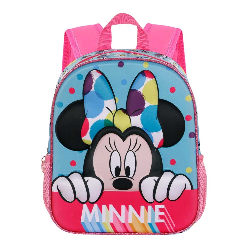 Small Pressing Backpack 3D Minnie Mouse Wishful