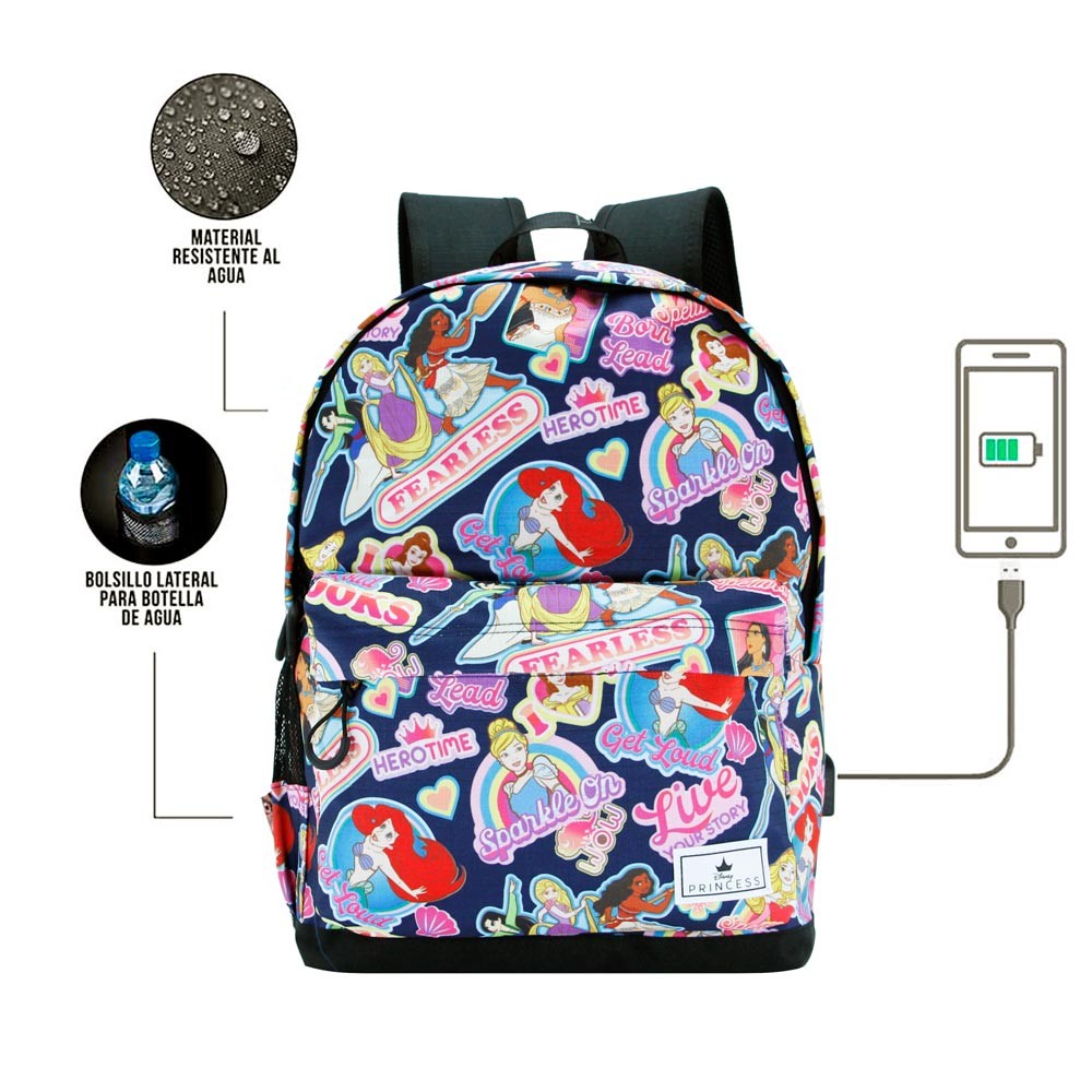 HS 1.3 princess school backpack DISNEY Fearless