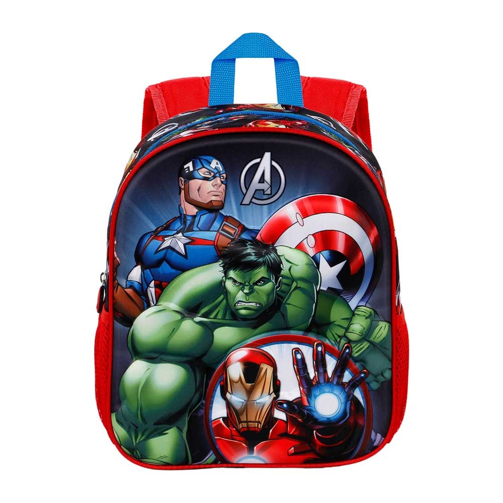 Small Press Backpack 3D Multicolor The Avengers Superhero