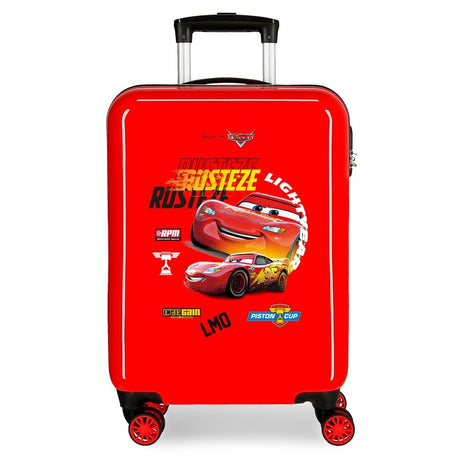 MALETA DE CABINA RÍGIDA 55CM CARS RUSTEZE LIGHTYEAR ROJO