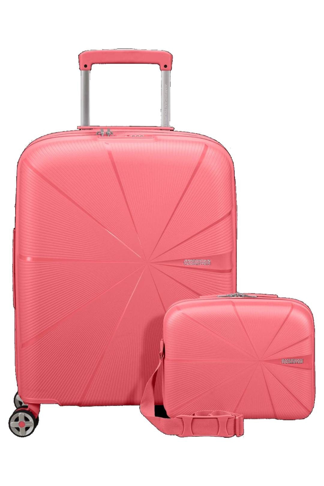 AMERICAN TOURISTER SET Cabin suitcase + Starvibe bag