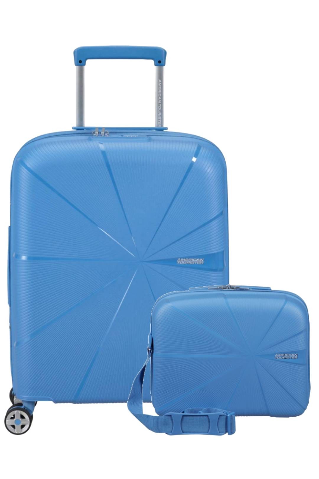 AMERICAN TOURISTER SET Cabin suitcase + Starvibe bag