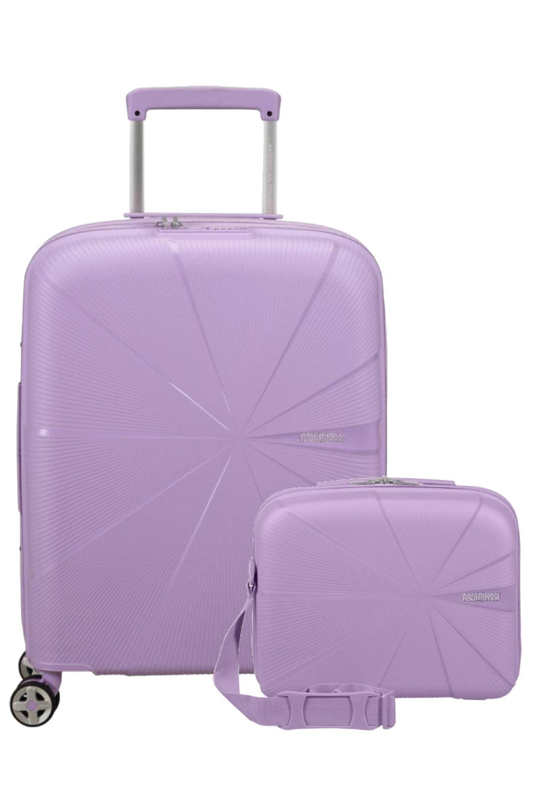 AMERICAN TOURISTER SET Cabin suitcase + Starvibe bag