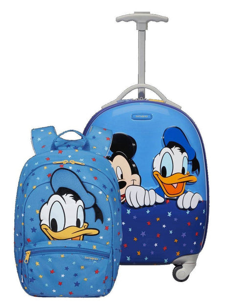 SAMSONITE Children's Trolley Set and Backpack S+ Donald Stars DISNEY Ultimate 2.0