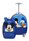 SAMSONITE Children's Trolley Set and Backpack S+ Mickey Stars DISNEY Ultimate 2.0