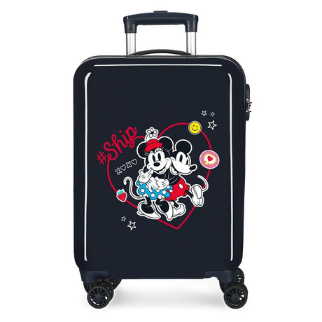 Cabin suitcase Mickey Always Be Kind Rigid 55cm