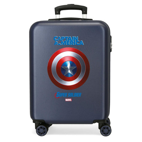 Cabin suitcase Captain America Sky Avengers Rigid 55cm Marino 1