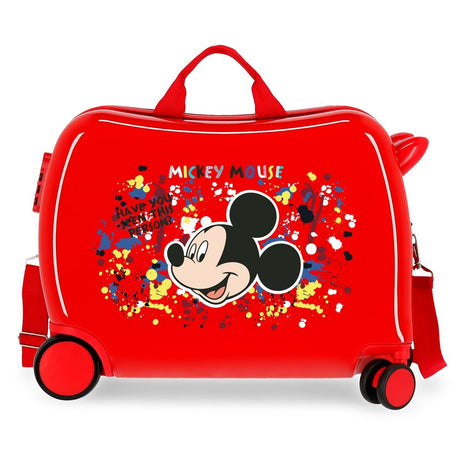 Children's suitcase 2 multidirectional wheels Mickey Colour Mayhem