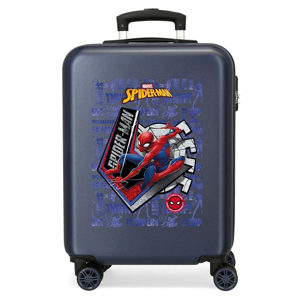 Cabin suitcase Spiderman Great Power Rigid 55cm