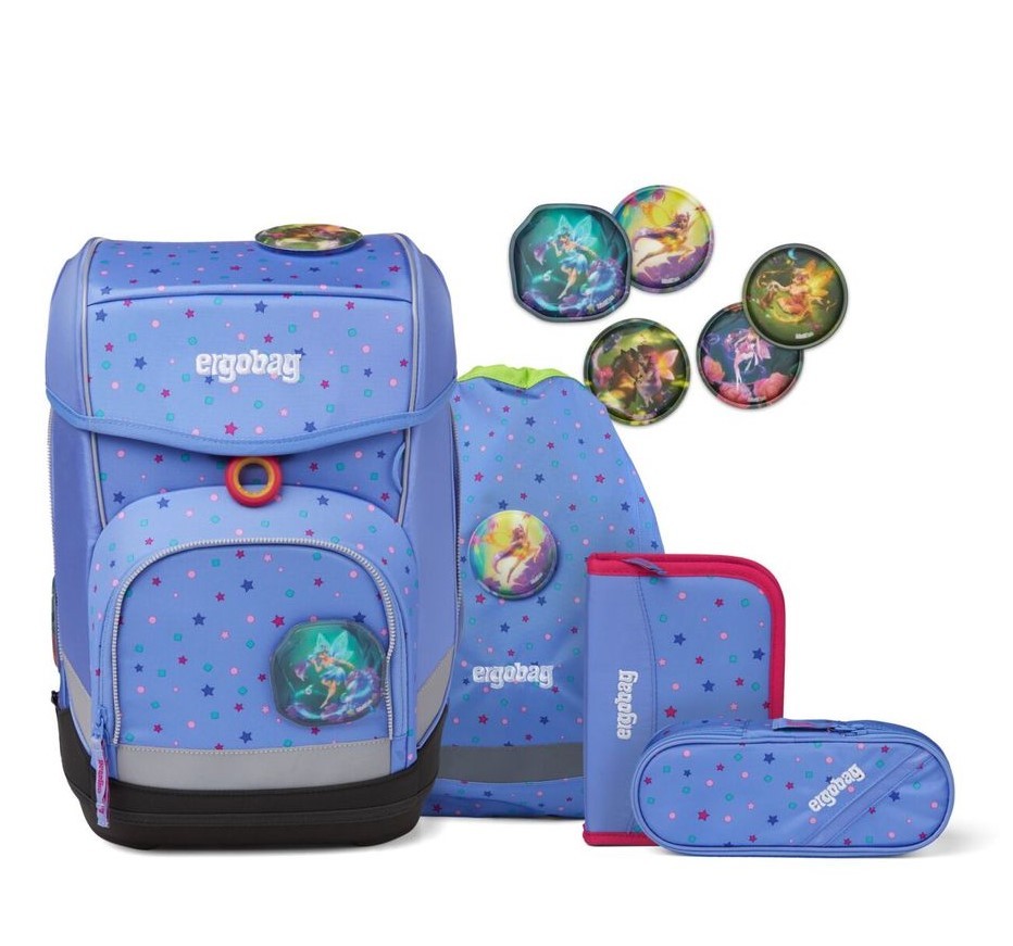 ERGOBAG Secchio set di zaino per la scuola rigida - Cavalli Dreambar