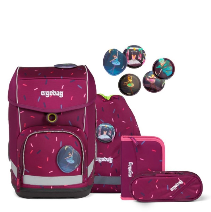 ERGOBAG Secchio set di zaino per la scuola rigida - Cavalli Dreambar