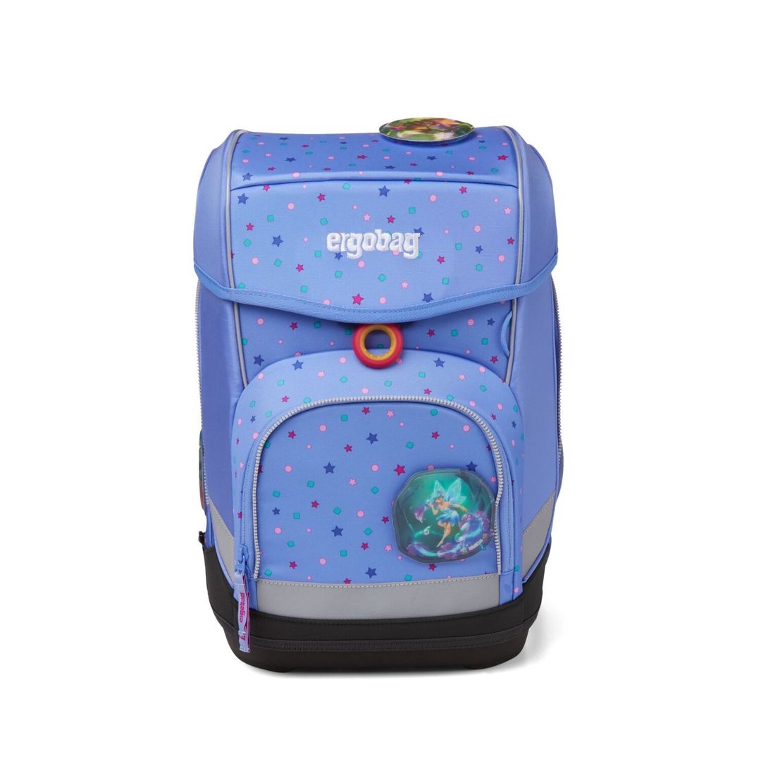 ERGOBAG Set de Mochila escolar rígida tipo cubo - AtmosBear