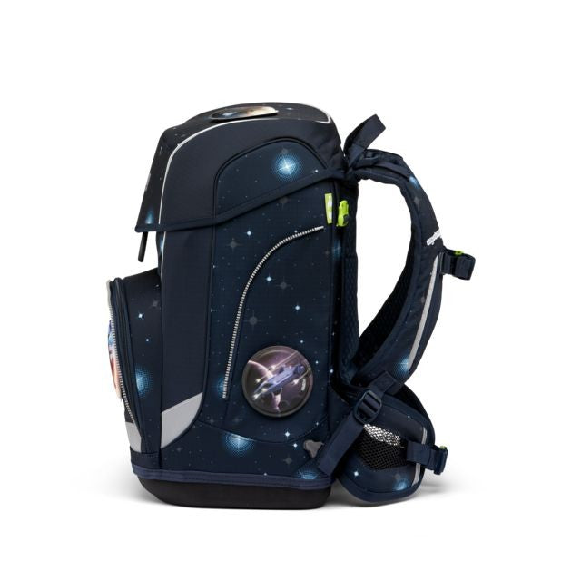 ERGOBAG Set de Mochila escolar rígida tipo cubo - AtmosBear