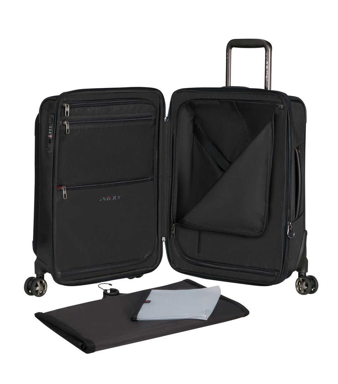 SAMSONITE Trolley cabin pro-dlx 6 extendable 55cm with portatrajes