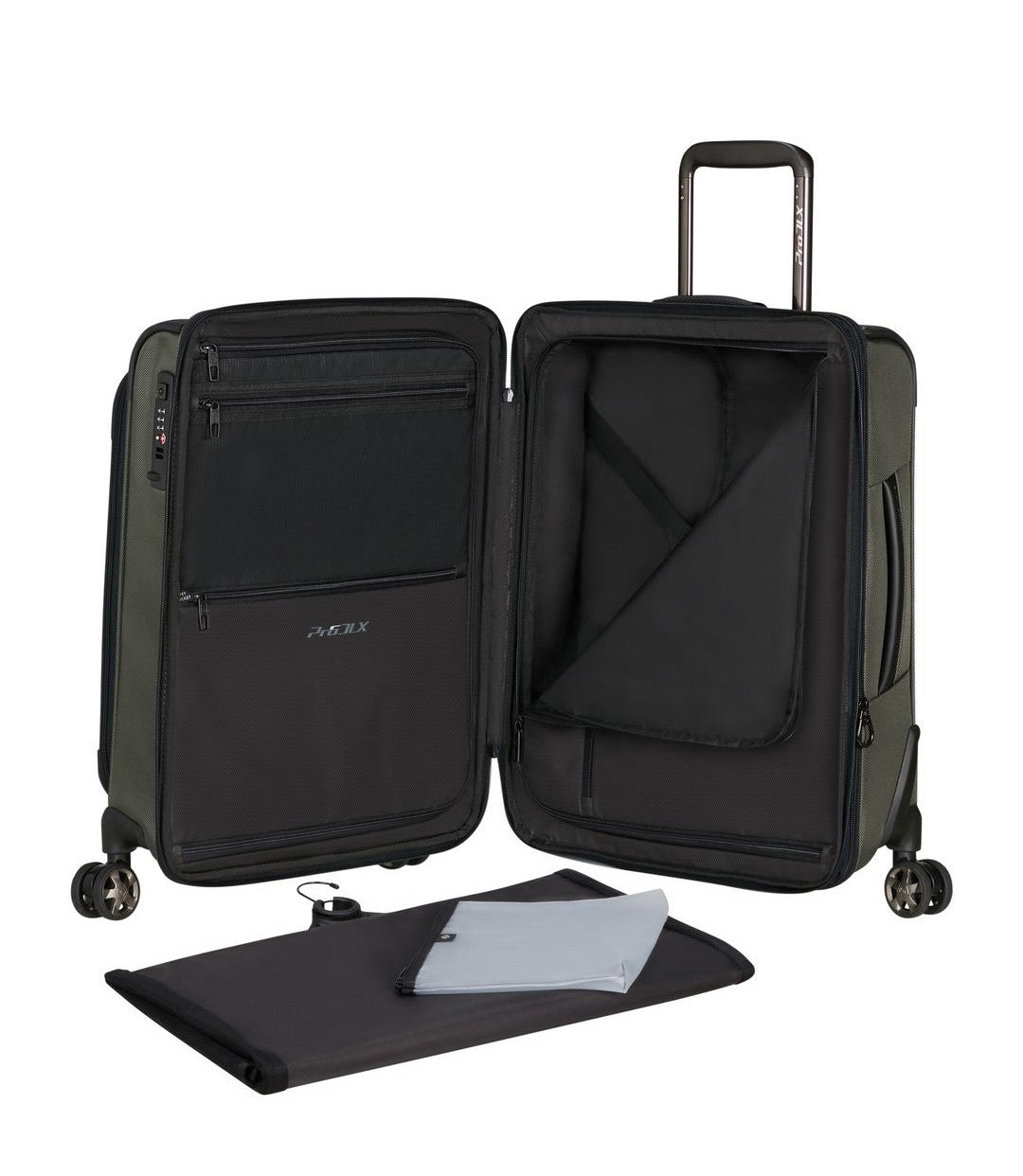 SAMSONITE Trolley cabin pro-dlx 6 extendable 55cm with portatrajes