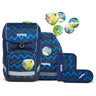 ERGOBAG Set de Mochila escolar rígida tipo cubo - Soccer FanBear