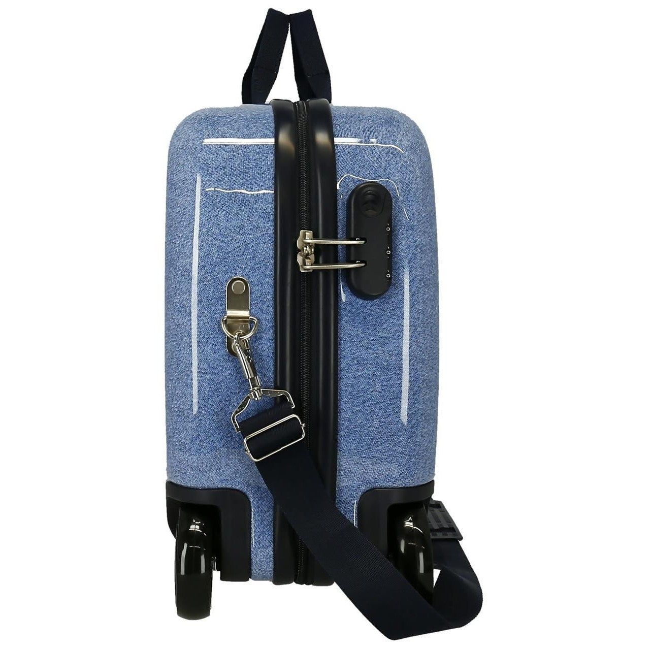 Children's suitcase Stitch Expecting 2 multidirectional wheels