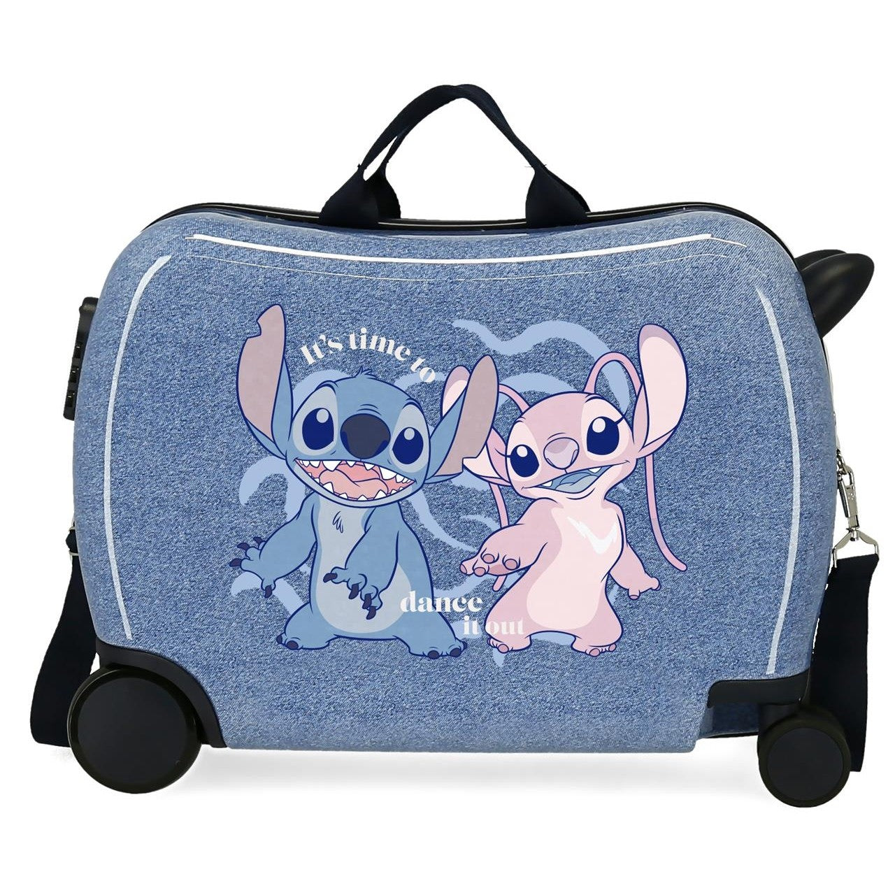 Children's suitcase Stitch dance it out 2 multidirectional wheels