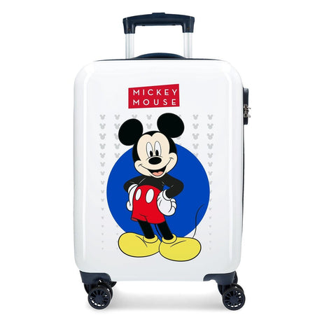 Cabin suitcase Rigid Mickey Enjoy The Day Blue