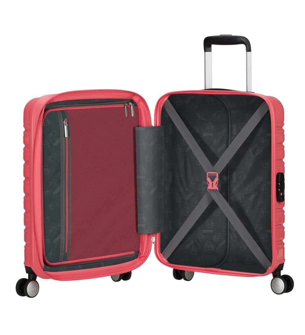 AMERICAN TOURISTER Cabin suitcase Extensible Pop55cm flashline