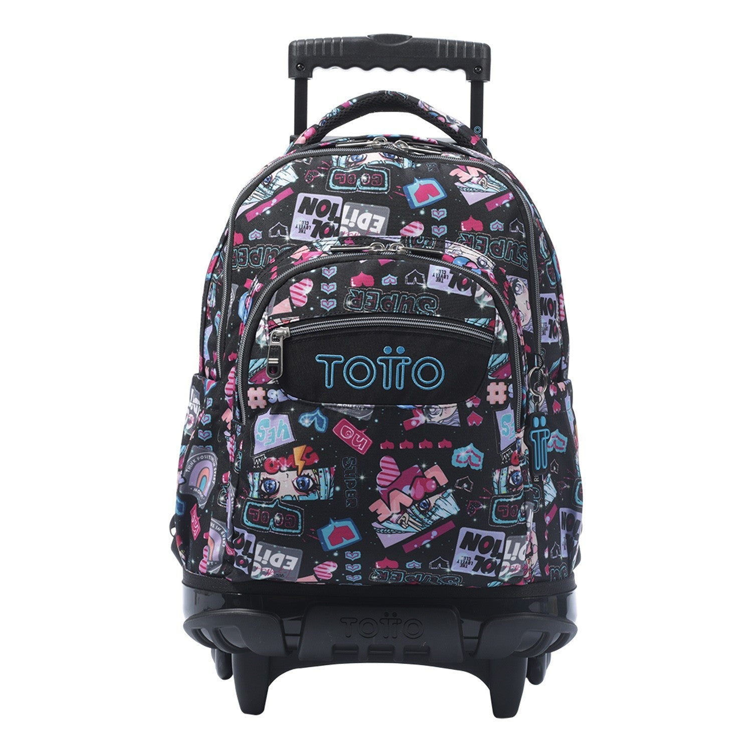 TOTTO School backpack with wheels - lines - 6cz Misato