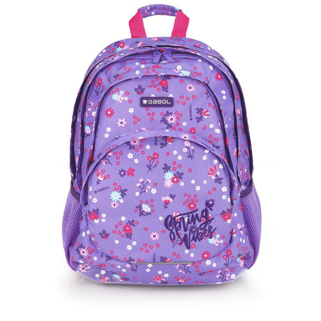 GABOL Sac à dos à l'école violet 3 compartiments