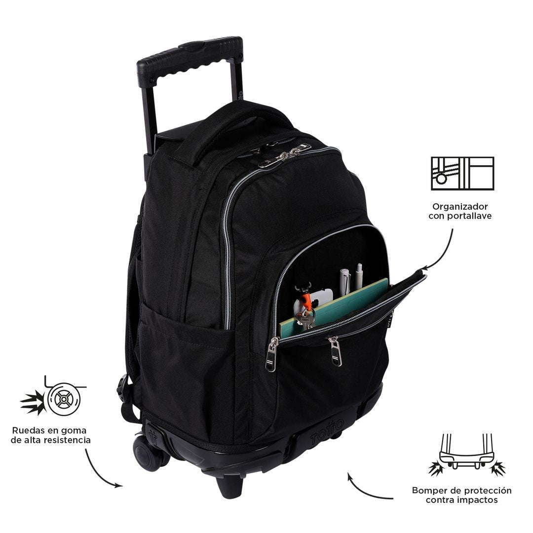 TOTTO School backpack with wheels - N01 lines