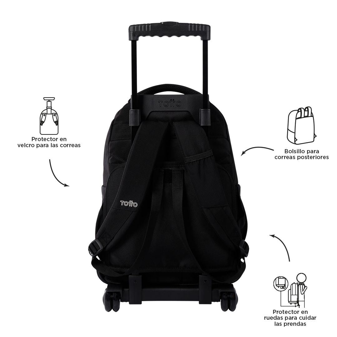 TOTTO School backpack with wheels - N01 lines