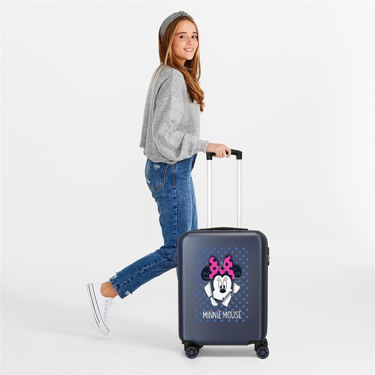 Cabin suitcase Rigid Minnie 55cm Sunny Day Day Navy Blue