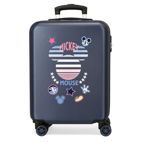 Cabin suitcase Rigid Mickey Denim 55cm