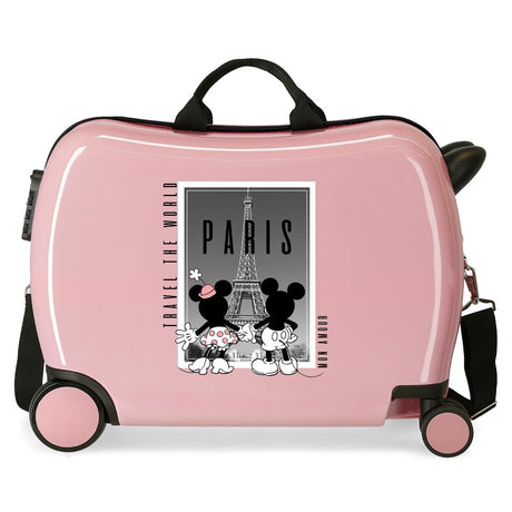 Minnie and Mickey Paris Child Maleta 2 multidirectional wheels