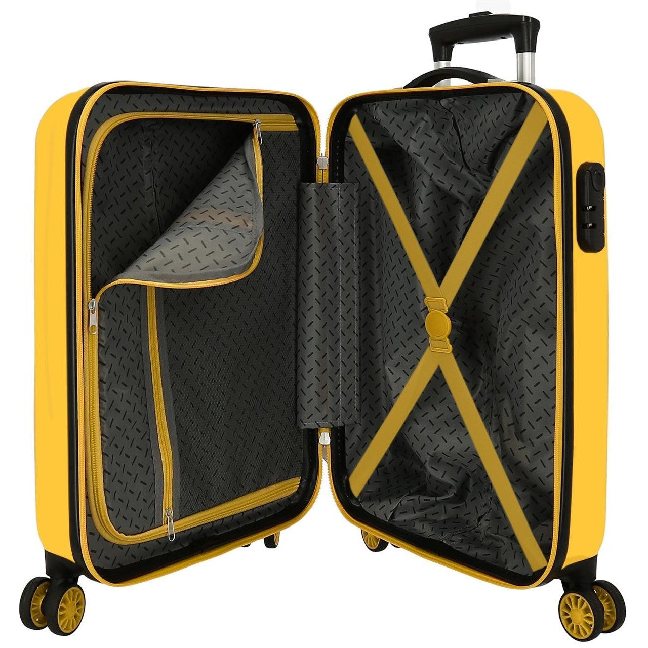 Cabin suitcase Rigid ocher dumbo 55 cm