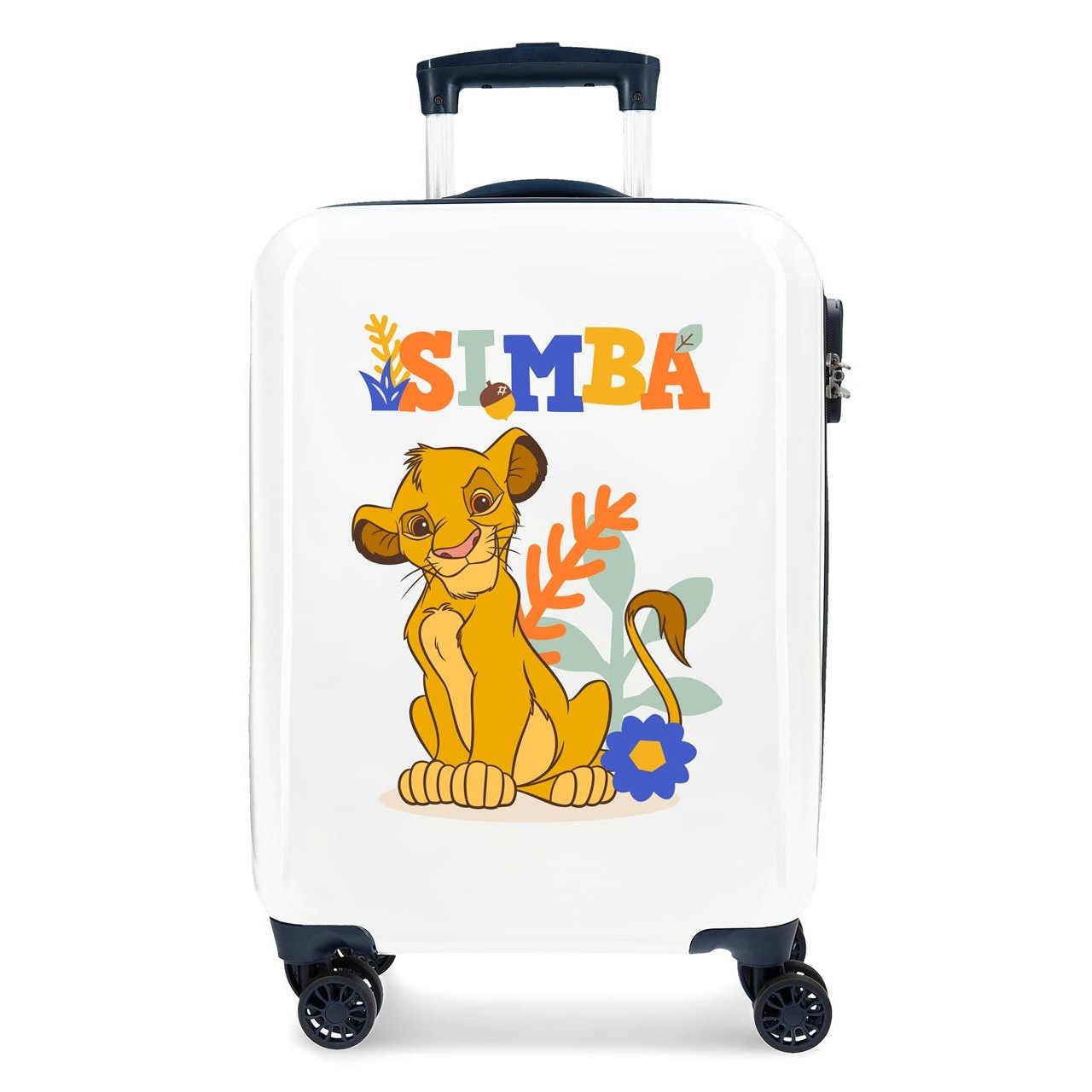 Cabin suitcase Simba Colors Rigid 55 cm White