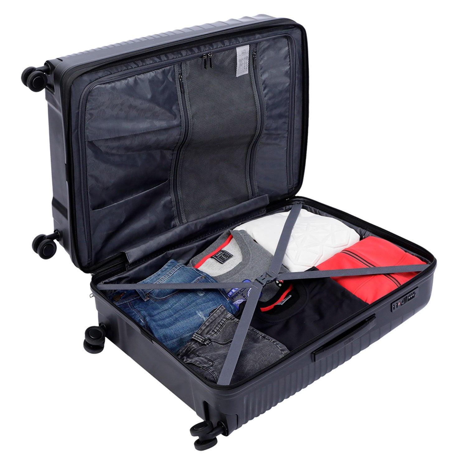 TOTTO Large extendable suitcase Traveler