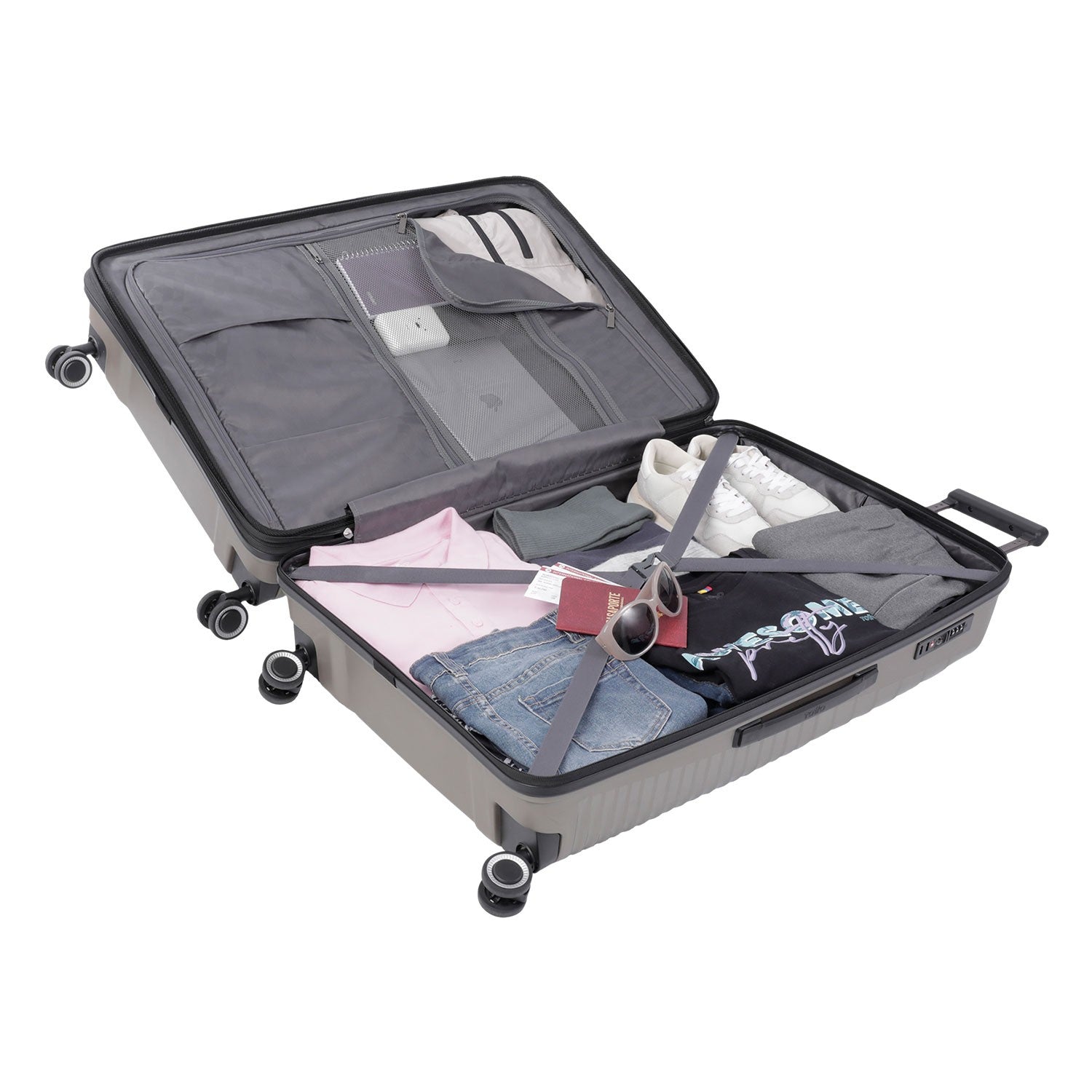 TOTTO Large extendable suitcase Traveler