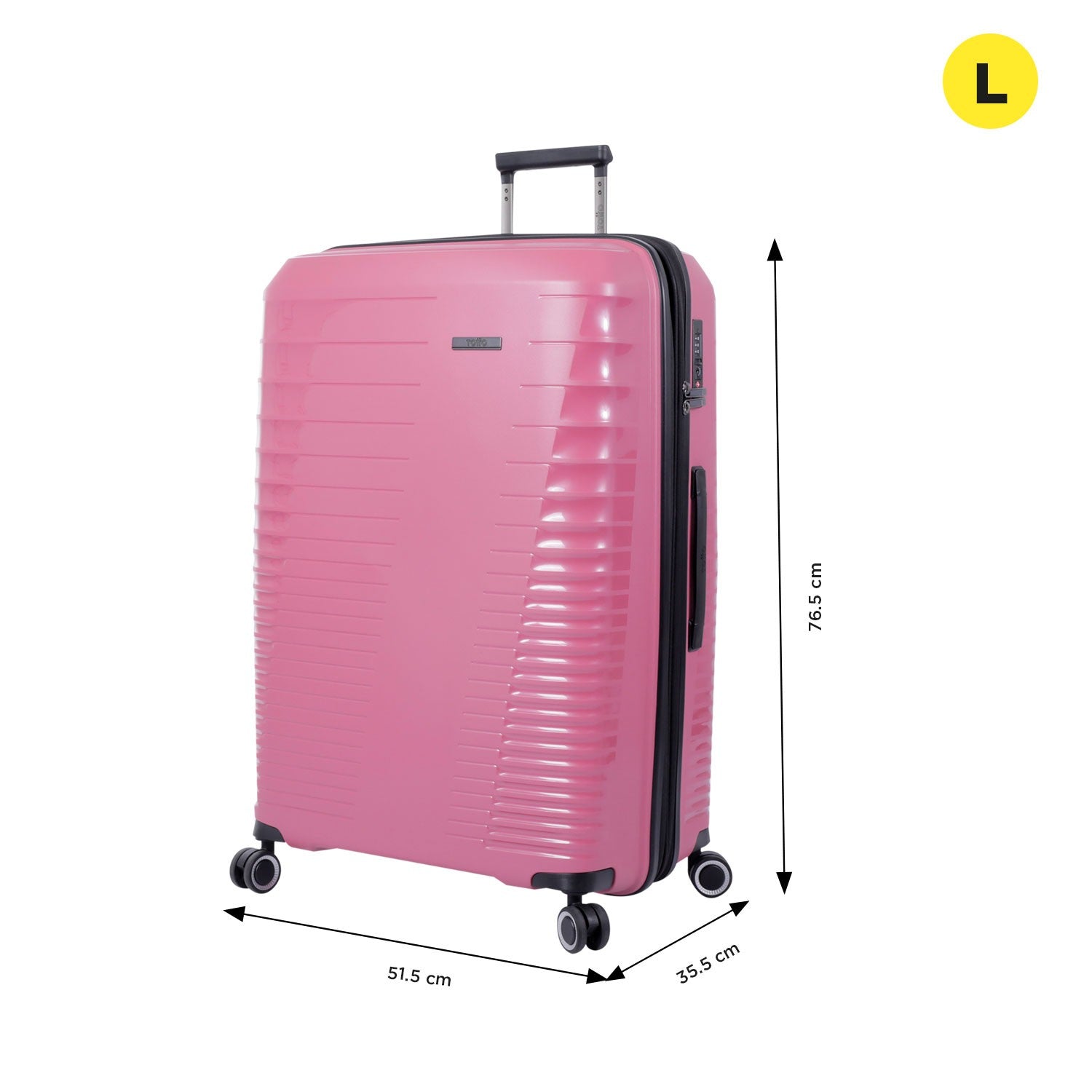 TOTTO Large extendable suitcase Traveler