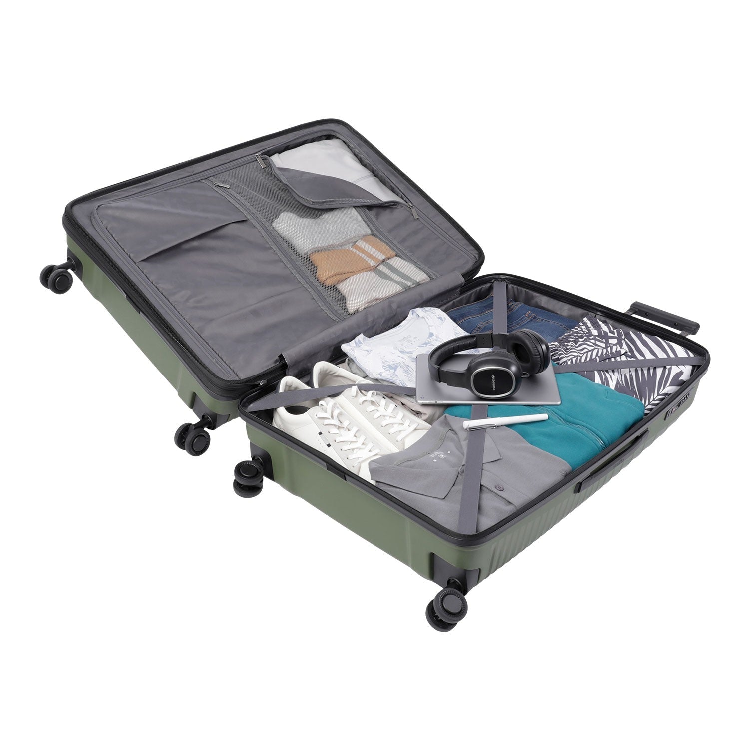 TOTTO Large extendable suitcase Traveler