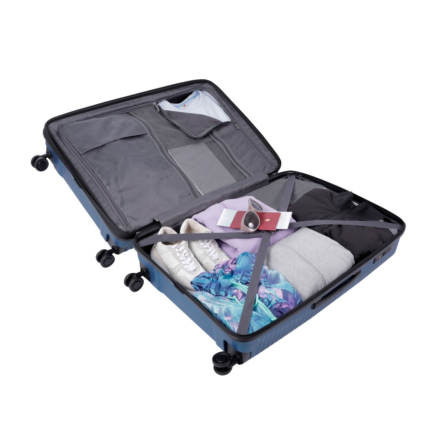 TOTTO Large extendable suitcase Traveler