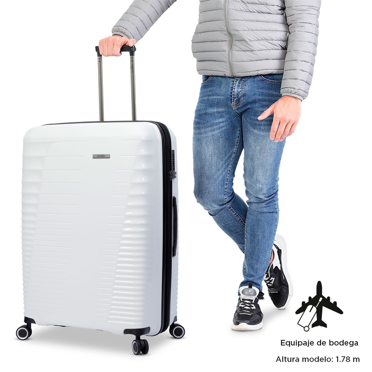 TOTTO Large extendable suitcase Traveler